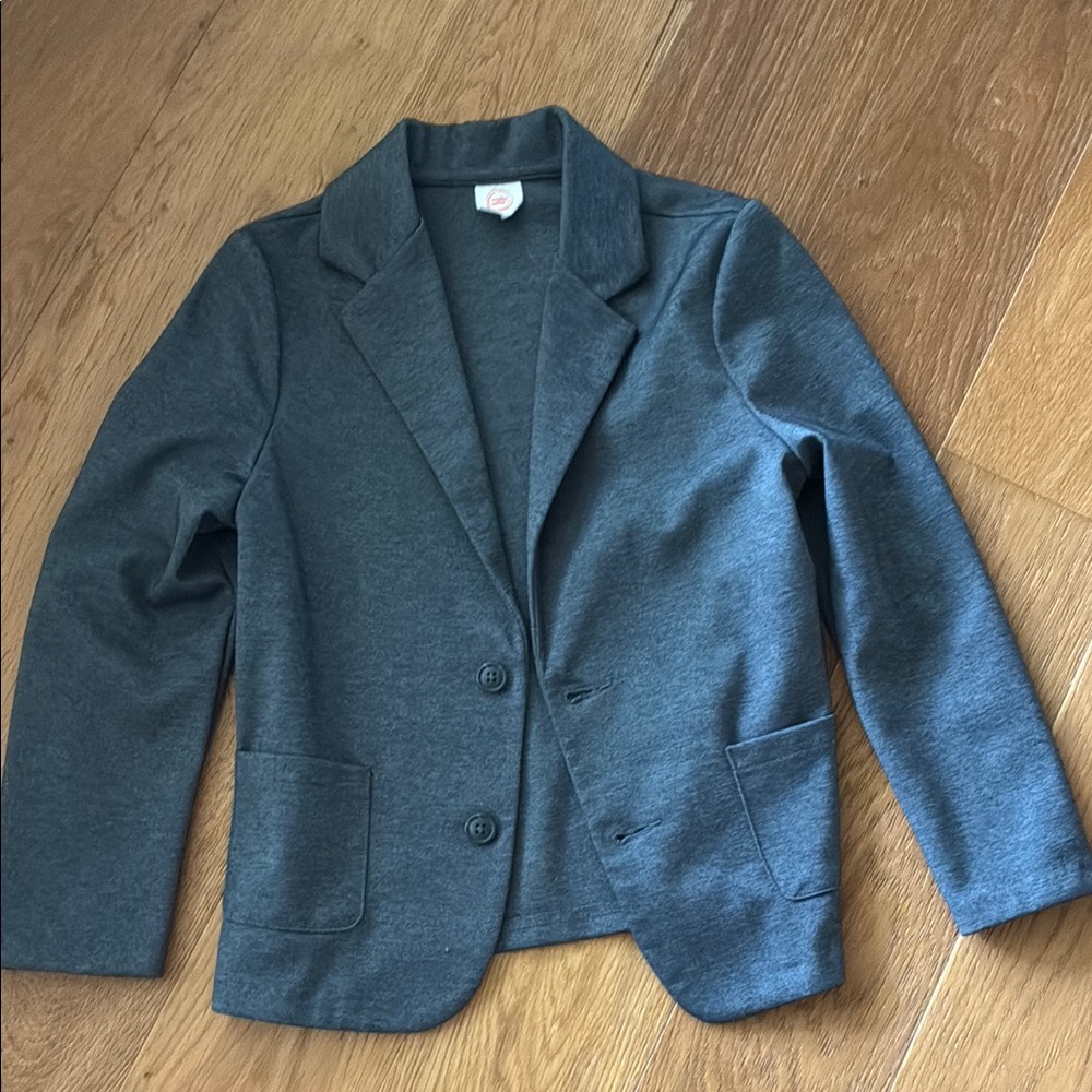 Kids Gray Blazer Jacket